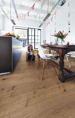 Produktbild von MEISTER Lindura-Holzboden HD 400 Eiche authentic greige gebürstet 8905 - naturgeölt 5G Dry® 2200 mm