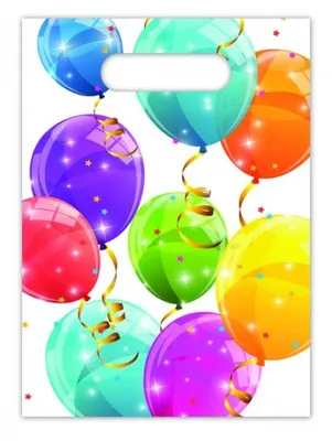 Produktbild von ballonspenderbeutel 23 x 16 cm mehrfarbig