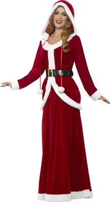 Produktbild von Weihnachtsfrau Kostüm Kleid Faschingskostüm Damen Größe: S