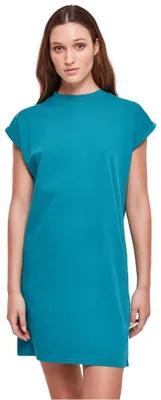 Image de Robe pour femmes Urban Classics, modèle "Turtle Extended Shoulder", couleur vert d'eau, taille 3XL