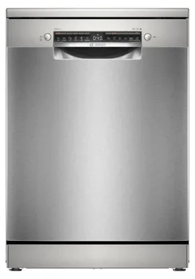 Obrázek produktu pro Bosch Serie 4 SMS4HVI03E, Stojací, Plná velikost (60 cm), Nerezová ocel, Knoflíky, 1,75 m, 1,65 m