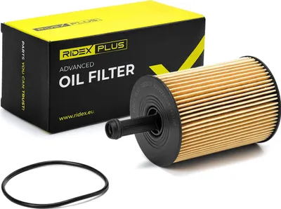 Produktbild von Ölfilter RIDEX PLUS 7O0002P Filtereinsatz für VW Golf VII Schrägheck (5G1, BQ1, BE1, BE2) Golf IV Schrägheck (1J1) GOLF VI (5K1) Golf V Schrägheck