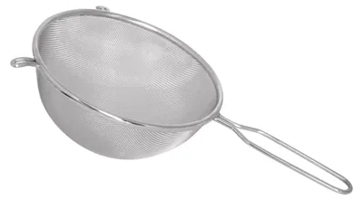 Produktbild von Passiersieb aus rostfreiem Edelstahl mit Griff und Auflagehaken, Ø 220 mm