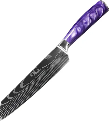 Obrázok produktu pre Kuchynský nôž BL-38071 Kiritsuke/Fialová - Kvalita KP38071