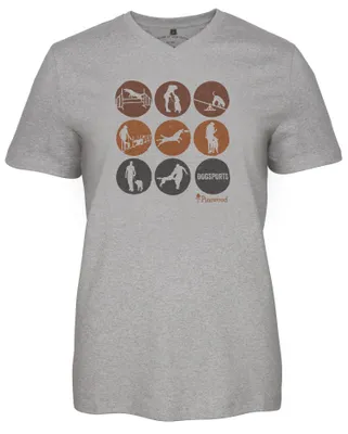 Produktbild von Pinewood 3439 Dog Sports Damen T-Shirt Grey Activity (468) XL