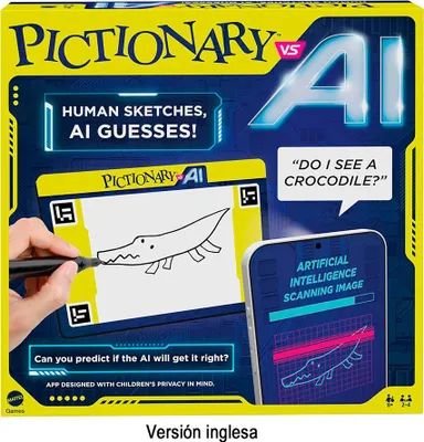 Image de Mattel Jeu de société Pictionary vs AI - Jeu familial - Jeu éducatif