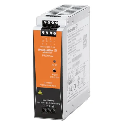 Zdjęcie produktu dla Zasilacz WEIDMÜLLER UC 22,5-29,5V 5A 120W
