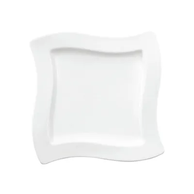Produktbild von Villeroy & Boch NewWave 4er Set Frühstücksteller 24 cm weiß Porzellan
