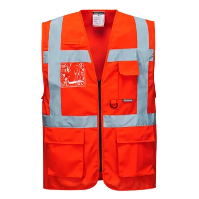 Image de Portwest S476 BERLIN EXEKUTIV WESTE Rouge Gr. S