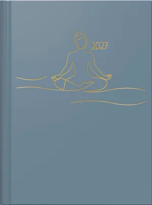 Produktbild von rido/idé 7013607037 Taschenkalender Premium Young Line Mini 2027 "Yoga" A6, Papier