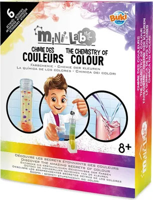 Produktbild von Buki mini lab Farblabor Spielzeug Experimentierkasten