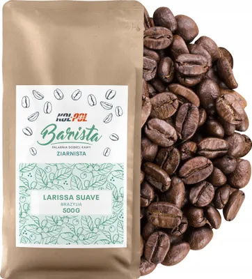 Zdjęcie produktu dla KAWA ZIARNISTA 500g Kawa Arabica Świeżo Palona - Larissa Suave x Kol-Pol