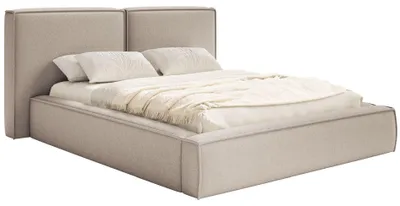 Produktbild von Selsey Tilves – Polsterbett 180x200 mit Bettkasten, Lattenrost, Chenille, beige