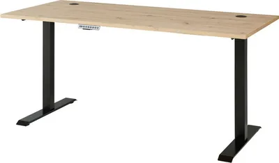 Produktbild von Furniture24 Elektrischer Schreibtisch Brego 75 Bürotisch höhenverstellbar 160 x 72-120 x 77 cm Arbeitszimmer