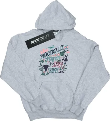 Produktbild von Disney - "Practically" Kapuzenpullover für Mädchen BI4847 (152-158) (Grau)