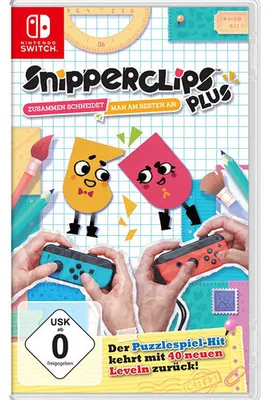 Produktbild von Nintendo Snipperclips - Nintendo Switch - Puzzle - Multiplayer-Modus - E (Jeder)