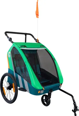 Produktbild von Bellelli Trailblazer Kombi-Kinderwagen für 2 Kinder grün