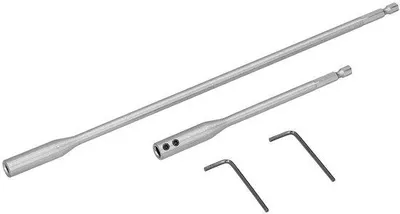 Obrázek produktu pro Sada vrtáků do dřeva, 4 kusy, 1/4" šestihranný, 150 mm a 300 mm, rychlovýměnné