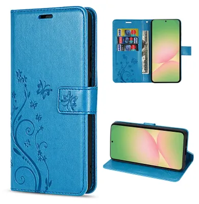 Produktbild von Handy Tasche für Samsung Galaxy A56 Hülle Handyhülle Klapphülle Wallet Case in Blau