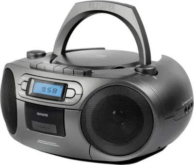 Obrázok produktu pre Aiwa BBTC-550MG GREY Prenosný CD prehrávač s rádiom, kazetou, Bluetooth a USB
