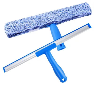 Produktbild von Fensterreiniger Set, Fensterabzieher & Mikrofaser-Fensterwischer 2-in-1 Set, 35