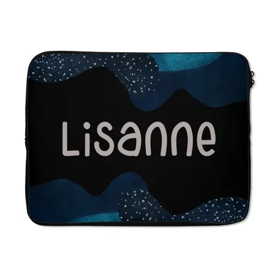 Produktbild von MuchoWow® Laptop Hülle 17 Zoll Laptoptasche Lisanne - Pastell - Mädchen - Zipper - Schutzabdeckung