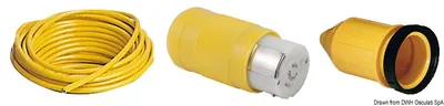 Produktbild von Kabel mit Marinco Steckdose 32 A 15 m , 1 Stück