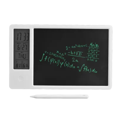 Obrázok produktu pre LCD tablet na písanie, LCD podložka na písanie, LCD doodle board, elektronická doodle board, LCD tablet na písanie s digitálnymi hodinami, elektronická kresliaca podložka