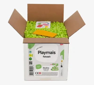 Produktbild von PlayMais Bastel Kreativität Eduline Mosaic Refill 6000 grün green ab 3 Jahren