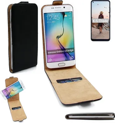 Produktbild von K-S-Trade® Schutz-Hülle Handy-Hülle kompatibel mit Samsung Galaxy M11 Flipstyle  360° Smartphone Tasche, schwarz, Case Flip cover