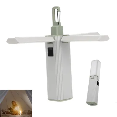 Produktbild von Campinglampen, LED Camping Laterne mit faltbarer wiederaufladbarer Taschenlampe 3 Lichtmodi hängend wasserdicht tragbar schnell aufladend Umgebung