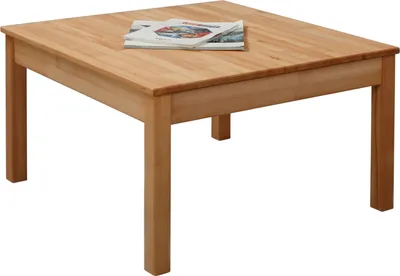 Produktbild von Krok Wood Couchtisch Tomas aus Massivholz in Buche 75x75x45 cm