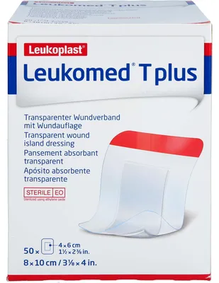 Immagine prodotto di TRASP. LEUCOMATO PIÙ STERILE PFL. 8x10 cm, 50 St PFL