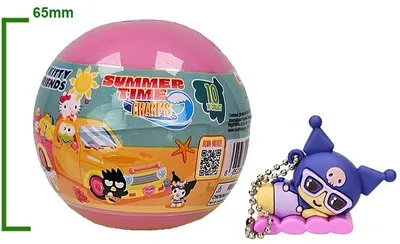 Obrázek produktu pro Hello Kitty a přátelé, letní sada "Letní kouzla", kapsle 65 mm – letní překvapení a přívěsek