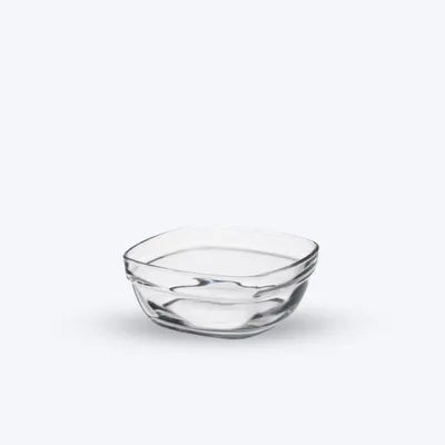Image de Lys - Coupelle carrée transparent 30cl (Lot de 6)