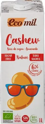 Productafbeelding van Ecomil Cashewdrink Suikervrij (1000 ml)