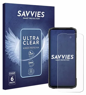 A product box for screen protectors and a screen protector on a phone.