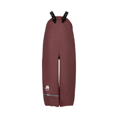 Produktbild von CeLaVi - Regenhose mit Trägern für Kinder - Solid Polyurethan- Warmes Braun, 90