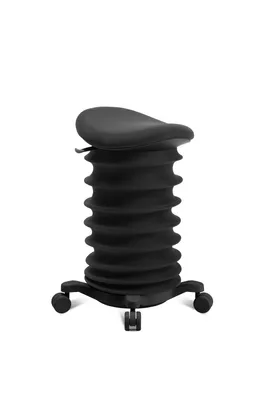 Produktbild von Topstar Sitness 4D mit Rollen schwarz ergonomischer Sitzhocker, Aktivhocker gegen Rückenschmerzen