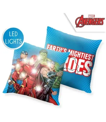 Immagine prodotto di Cuscino decorativo Avengers con illuminazione a LED 40X40 cm