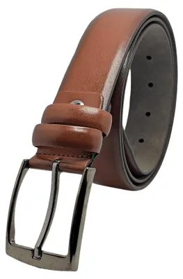Produktbild von Kunstleder Gürtel Herren 3.4cm Breite,Klassisch 6 verschiedenen Längen