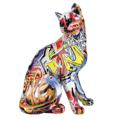 Obrázok produktu pre Casablanca by Gilde dekoratívna figúrka Cat Street Art V. 29 cm,36765