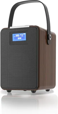 Productafbeelding van DAB Radio - Keukenradio Bluetooth - Muziek Luisteren - Twee Alarmen - Draagbaar - Zwart