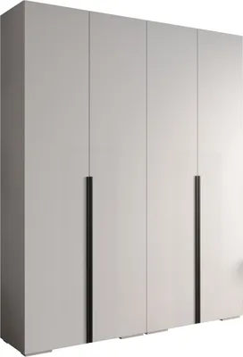 Produktbild von MEBLE KRYSPOL Inova 1 Schrank - 236,7x200x47cm - Weiß Weiß Schwarz