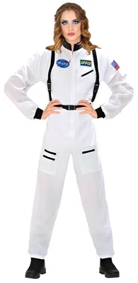 Produktbild von WIDMANN - Kostüm Astronautin, Raumanzug, weiß, Overall, Weltall, Space Girl, Raumfahrer, Faschingskostüme