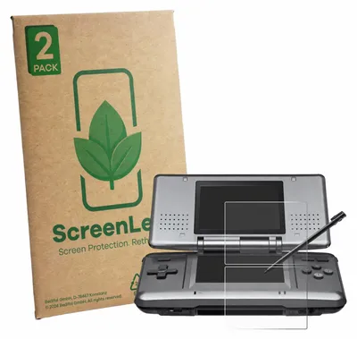Produktbild von 2x ScreenLeaf Schutzfolie für Nintendo DS Displayschutz Display Schutz Folie Klar Transparent