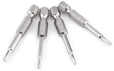 Schraubendreher Bit Set - Magnetische Dreieckbits - 4 Stück - 50 mm - TA1.8 TA2.0 TA2.3 TA2.7 - Geeignet für Schrauben und