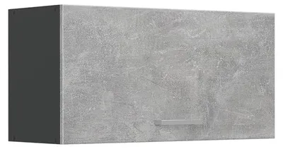 Produktbild von Hängeschrank Vicco R-Line Beton/Anthrazit 80 cm Flach, Model 63113