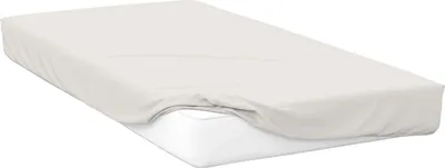 Produktbild von Belledorm Premium-Spannbetttuch, Fadenzahl 500 BM289 (Doppelbett) (Elfenbein)