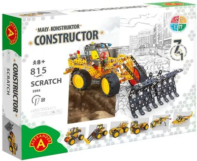 Image de Alexander Toys Constructor PRO - Scratch - 813 pièces